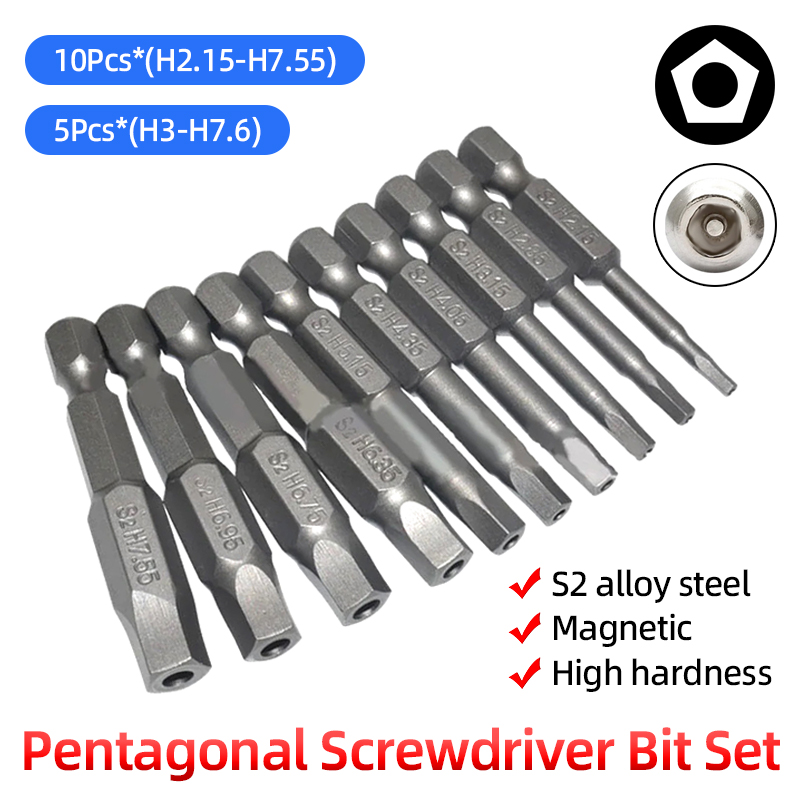 Pentalobe Screwdriver Set - Set di punte per cacciavite pentagonale