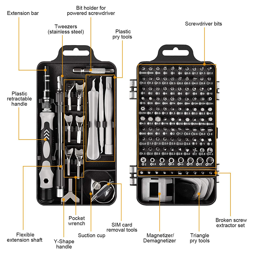 25/115/135/140 in1 Set di cacc - Pentalobe Screwdriver Set recensione e prezzo