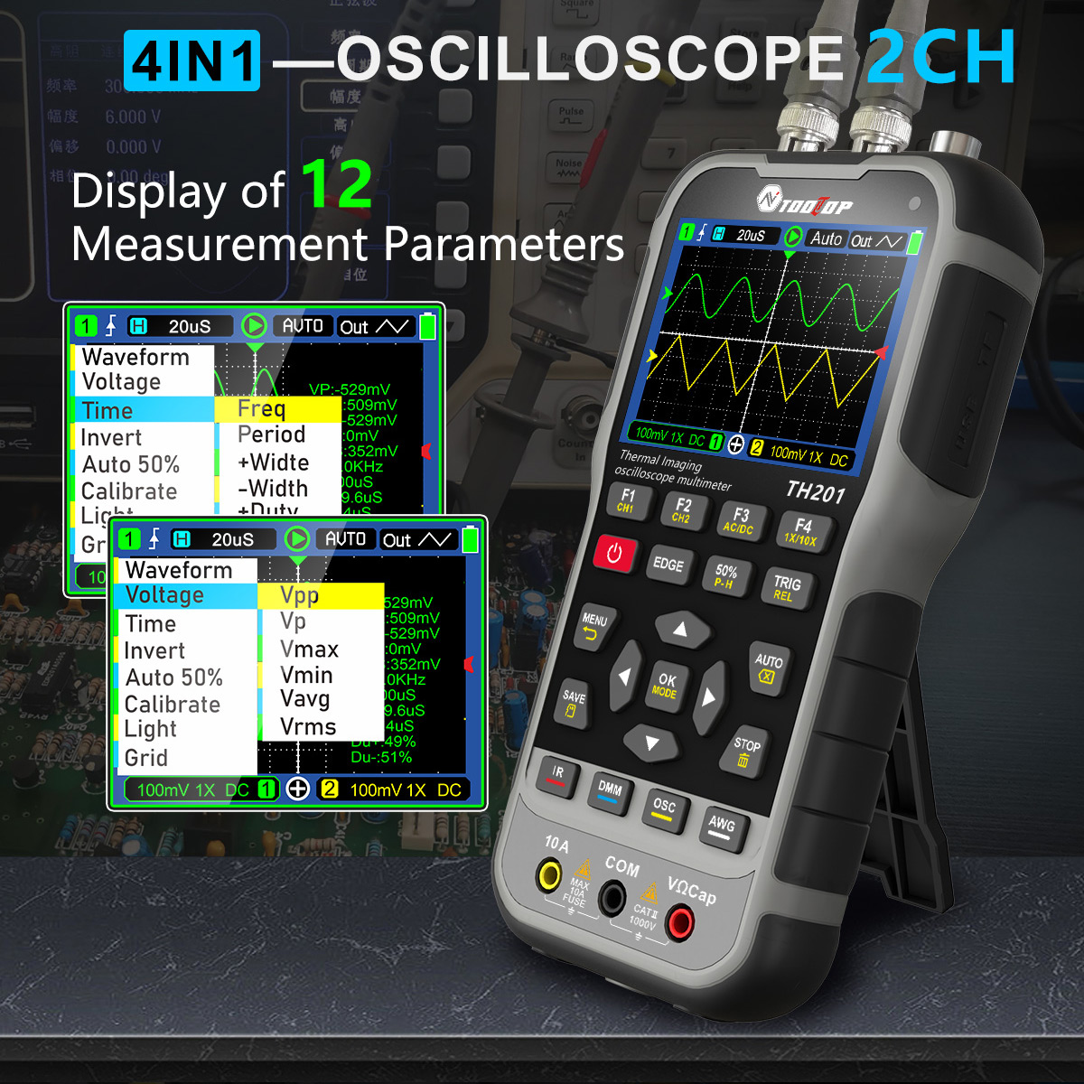 TOOLTOP TH201 4in1 Termocamera - Electronics Repair Equipment recensione e prezzo